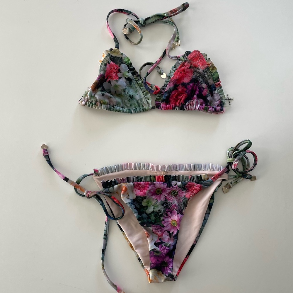 Wildfox Swim Floral Bikini Set